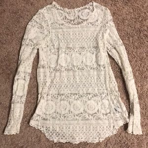 LA Hearts Lace Top